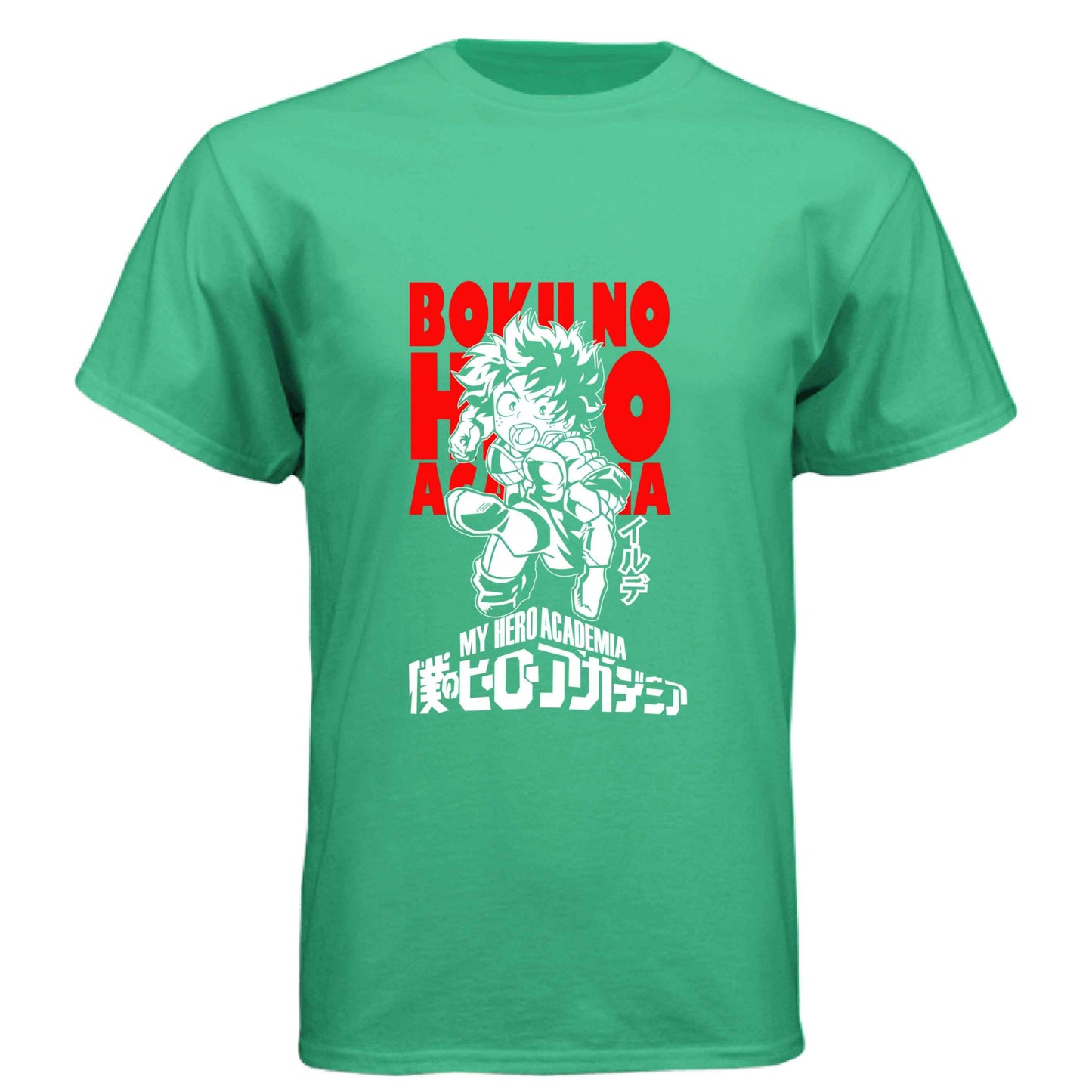 My Hero Academia Deku T-Shirt - Chibi Boku No Hero Academia Design | Premium Unisex Triblend Tee