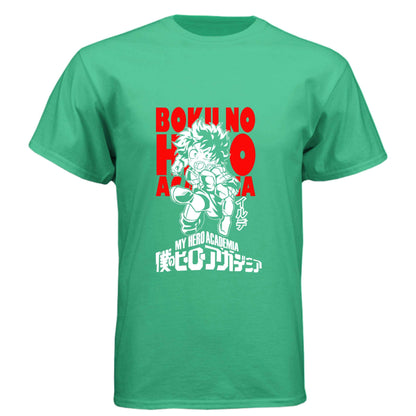 My Hero Academia Deku T-Shirt - Chibi Boku No Hero Academia Design | Premium Unisex Triblend Tee
