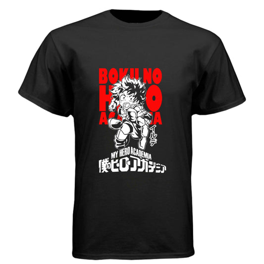 My Hero Academia Deku T-Shirt - Chibi Boku No Hero Academia Design | Premium Unisex Triblend Tee