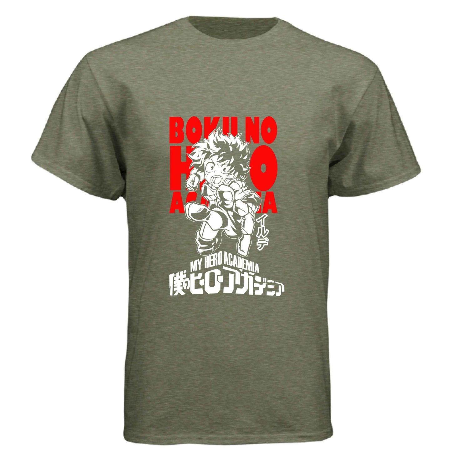 My Hero Academia Deku T-Shirt - Chibi Boku No Hero Academia Design | Premium Unisex Triblend Tee