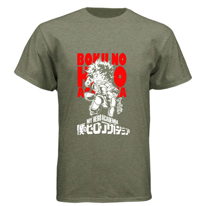 My Hero Academia Deku T-Shirt - Chibi Boku No Hero Academia Design | Premium Unisex Triblend Tee
