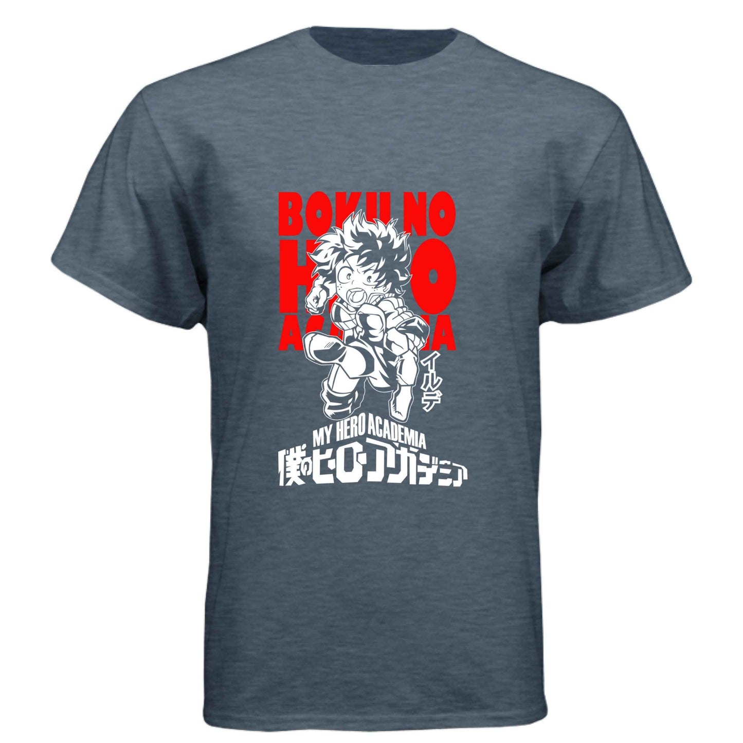 My Hero Academia Deku T-Shirt - Chibi Boku No Hero Academia Design | Premium Unisex Triblend Tee