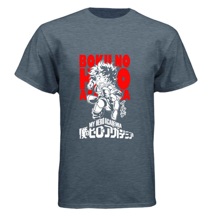 My Hero Academia Deku T-Shirt - Chibi Boku No Hero Academia Design | Premium Unisex Triblend Tee