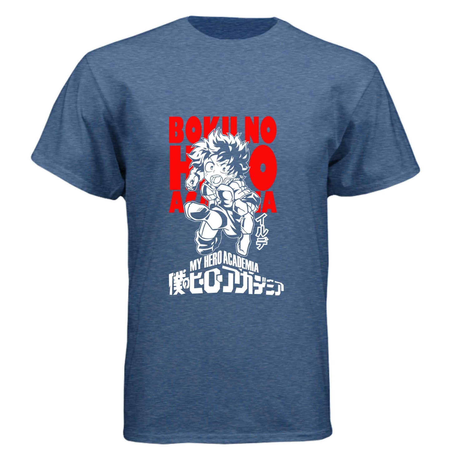 My Hero Academia Deku T-Shirt - Chibi Boku No Hero Academia Design | Premium Unisex Triblend Tee