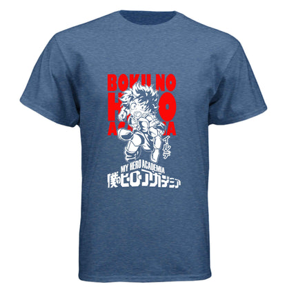 My Hero Academia Deku T-Shirt - Chibi Boku No Hero Academia Design | Premium Unisex Triblend Tee