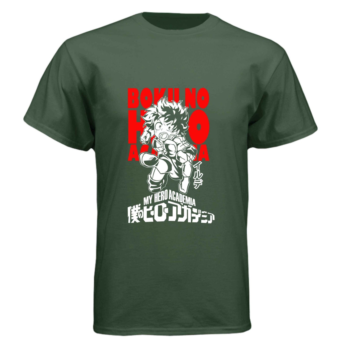 My Hero Academia Deku T-Shirt - Chibi Boku No Hero Academia Design | Premium Unisex Triblend Tee