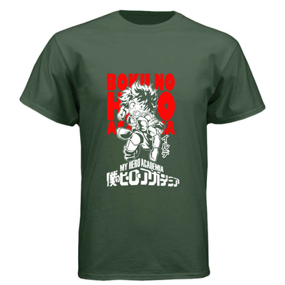 My Hero Academia Deku T-Shirt - Chibi Boku No Hero Academia Design | Premium Unisex Triblend Tee