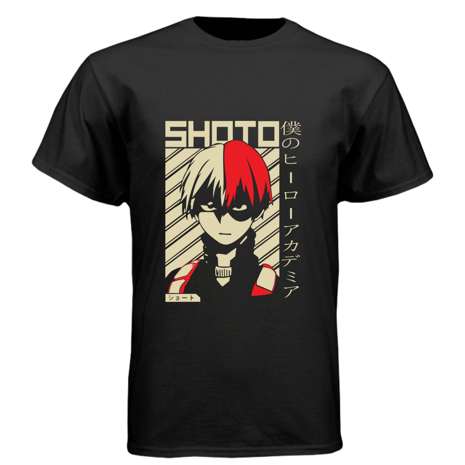 My Hero Academia Shoto Todoroki T-Shirt - Retro Vintage Poster Design | Premium Unisex Triblend Tee