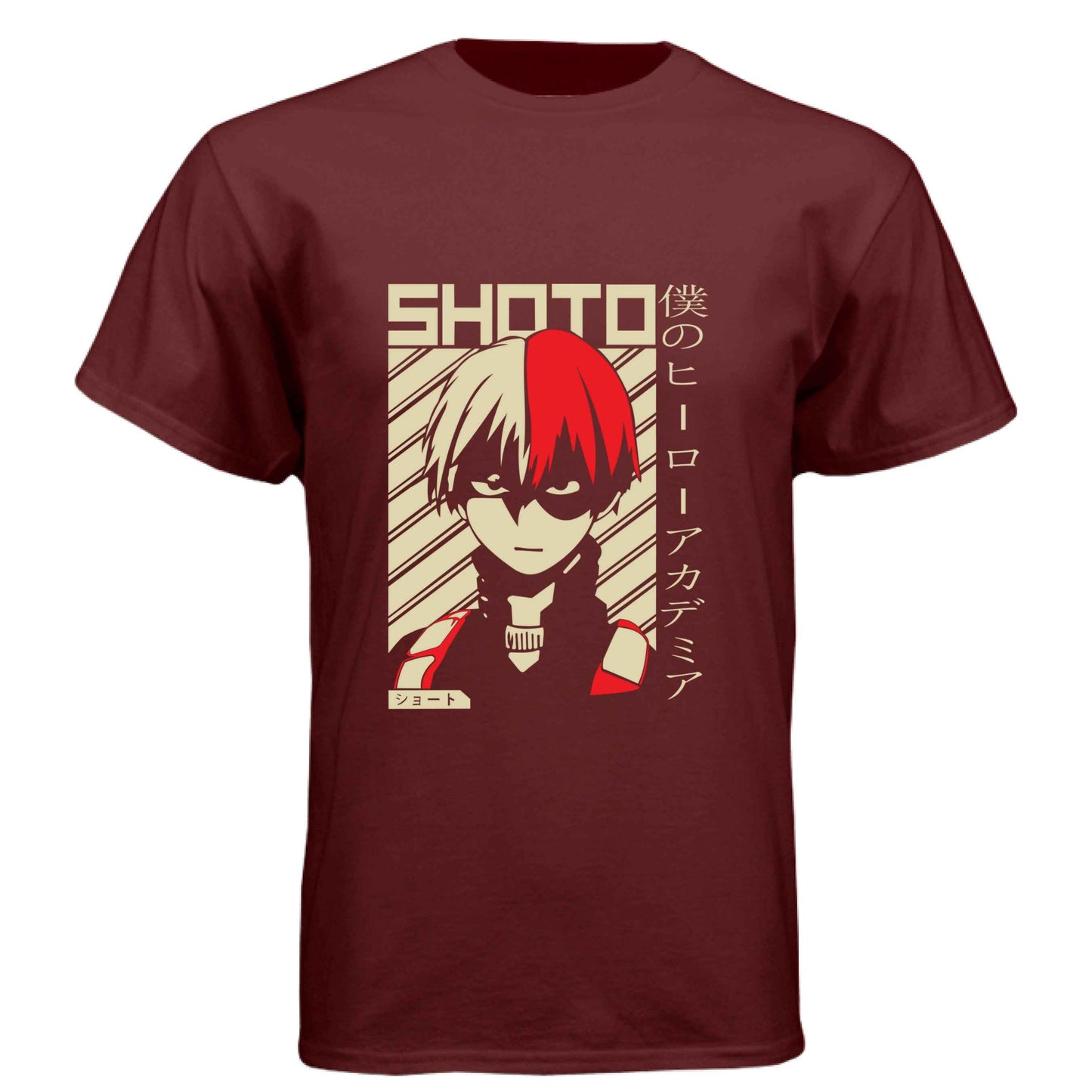 My Hero Academia Shoto Todoroki T-Shirt - Retro Vintage Poster Design | Premium Unisex Triblend Tee