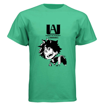 My Hero Academia Deku T-Shirt - U.A. Hero Academy Chibi Design | Premium Unisex Triblend Tee
