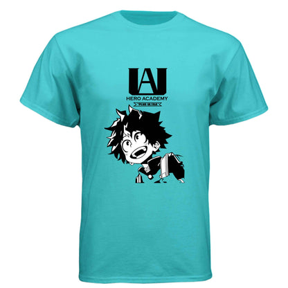My Hero Academia Deku T-Shirt - U.A. Hero Academy Chibi Design | Premium Unisex Triblend Tee