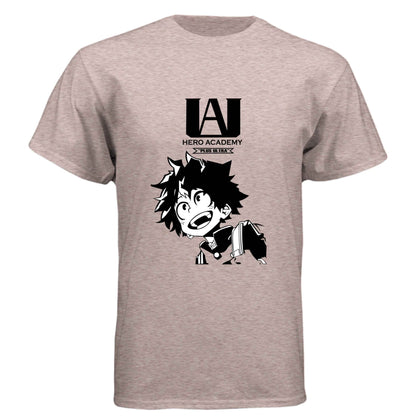 My Hero Academia Deku T-Shirt - U.A. Hero Academy Chibi Design | Premium Unisex Triblend Tee