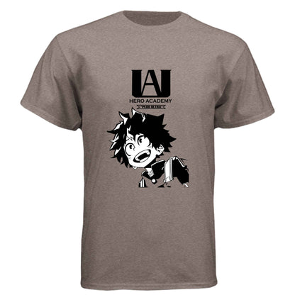 My Hero Academia Deku T-Shirt - U.A. Hero Academy Chibi Design | Premium Unisex Triblend Tee