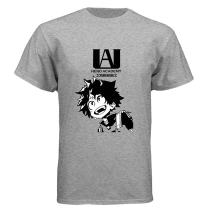 My Hero Academia Deku T-Shirt - U.A. Hero Academy Chibi Design | Premium Unisex Triblend Tee