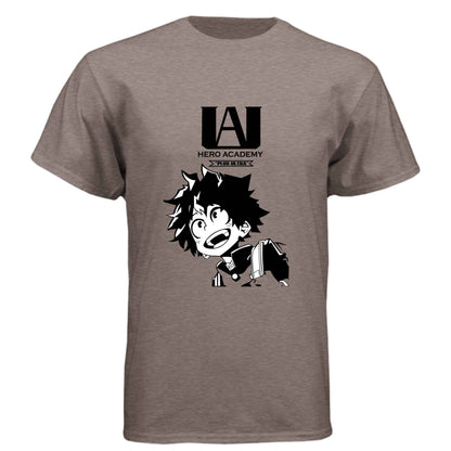 My Hero Academia Deku T-Shirt - U.A. Hero Academy Chibi Design | Premium Unisex Triblend Tee