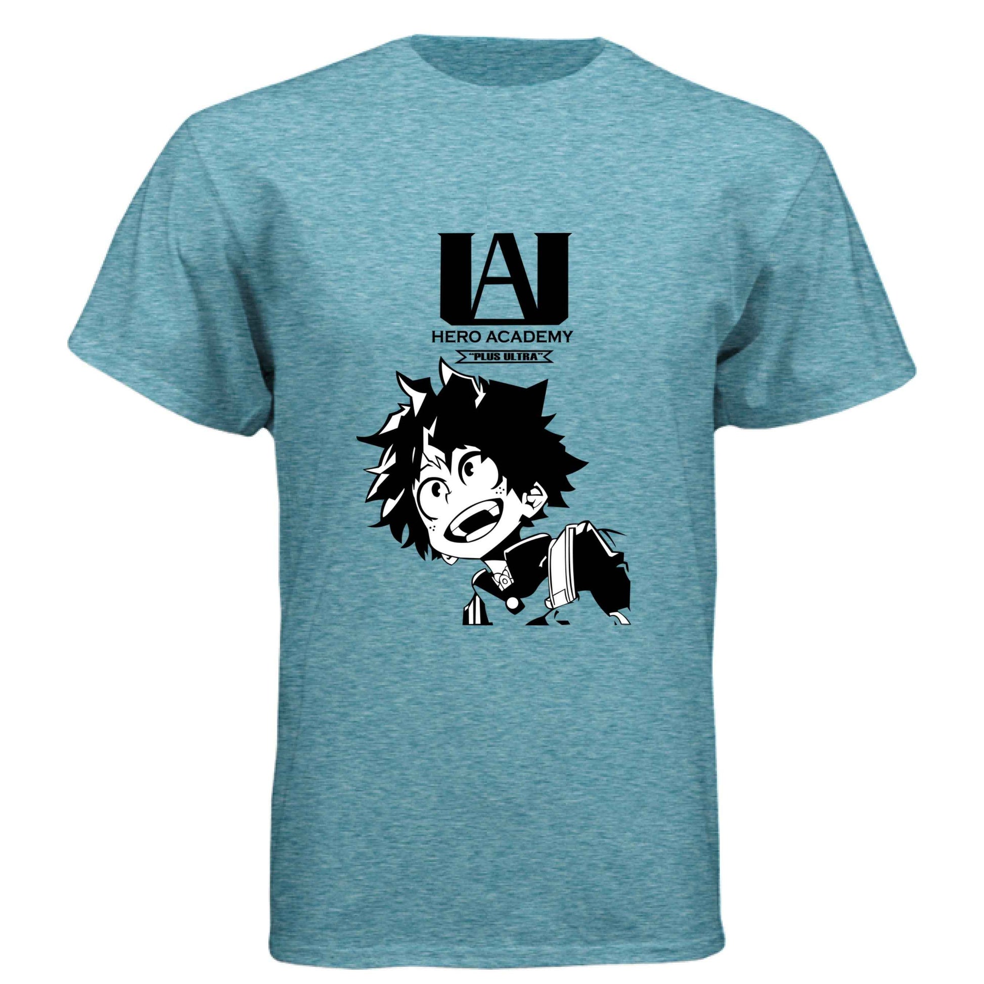 My Hero Academia Deku T-Shirt - U.A. Hero Academy Chibi Design | Premium Unisex Triblend Tee