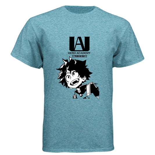 My Hero Academia Deku T-Shirt - U.A. Hero Academy Chibi Design | Premium Unisex Triblend Tee