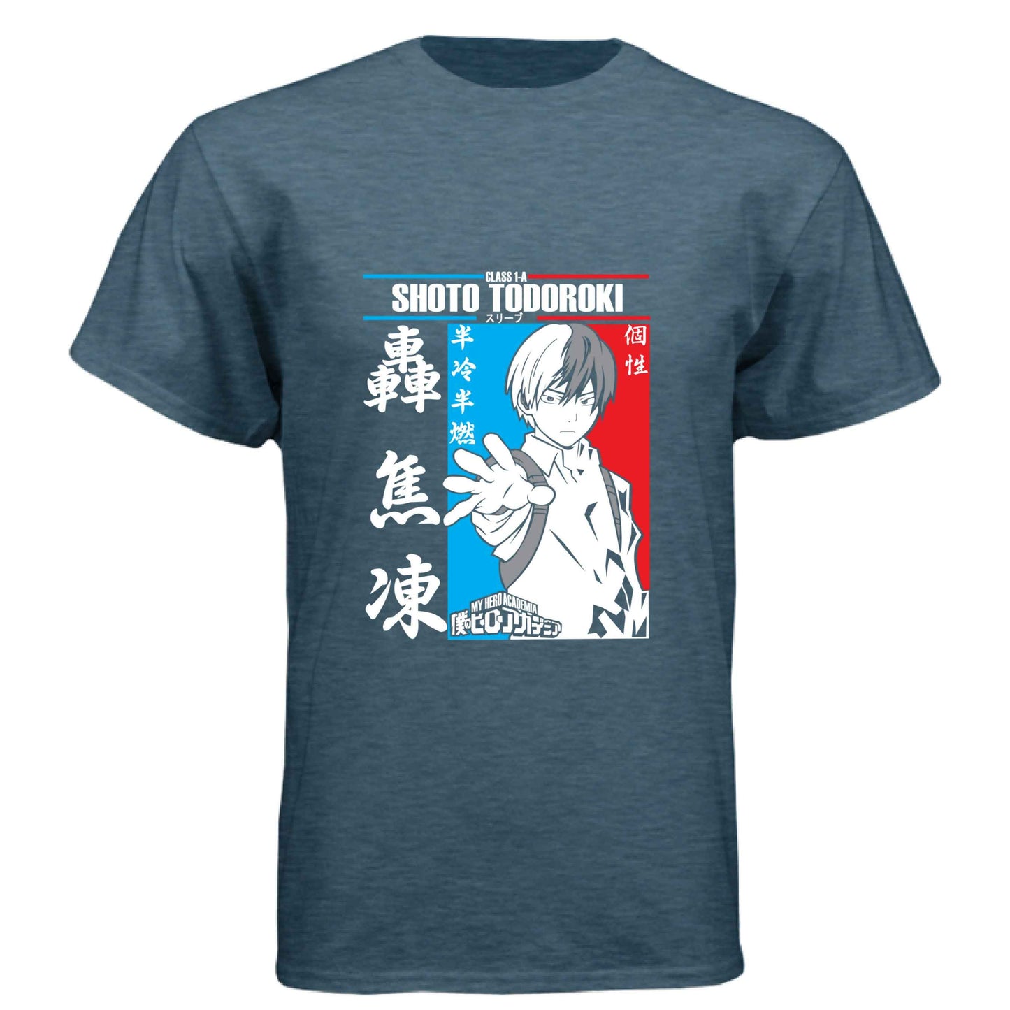 My Hero Academia Shoto Todoroki T-Shirt - Class 1-A Manga Panel Design | Premium Unisex Triblend Tee