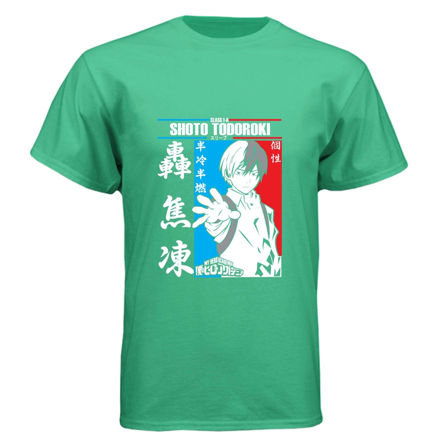 My Hero Academia Shoto Todoroki T-Shirt - Class 1-A Manga Panel Design | Premium Unisex Triblend Tee