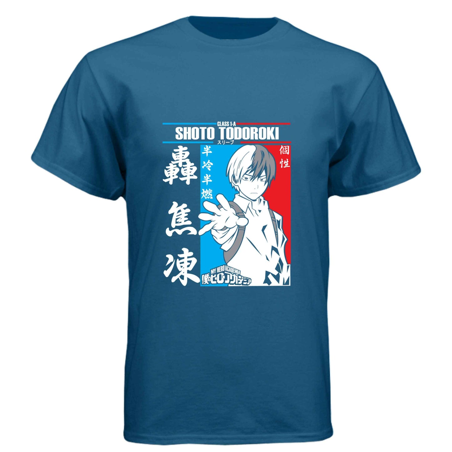 My Hero Academia Shoto Todoroki T-Shirt - Class 1-A Manga Panel Design | Premium Unisex Triblend Tee