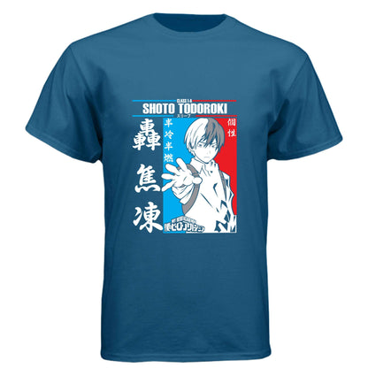 My Hero Academia Shoto Todoroki T-Shirt - Class 1-A Manga Panel Design | Premium Unisex Triblend Tee