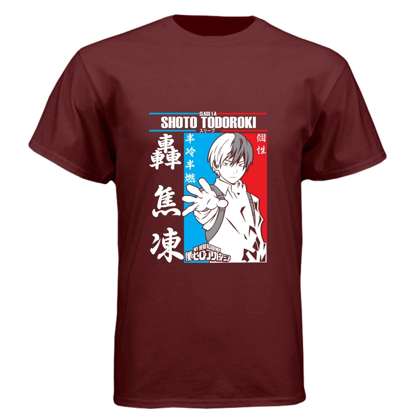 My Hero Academia Shoto Todoroki T-Shirt - Class 1-A Manga Panel Design | Premium Unisex Triblend Tee