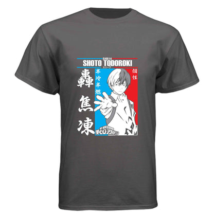 My Hero Academia Shoto Todoroki T-Shirt - Class 1-A Manga Panel Design | Premium Unisex Triblend Tee