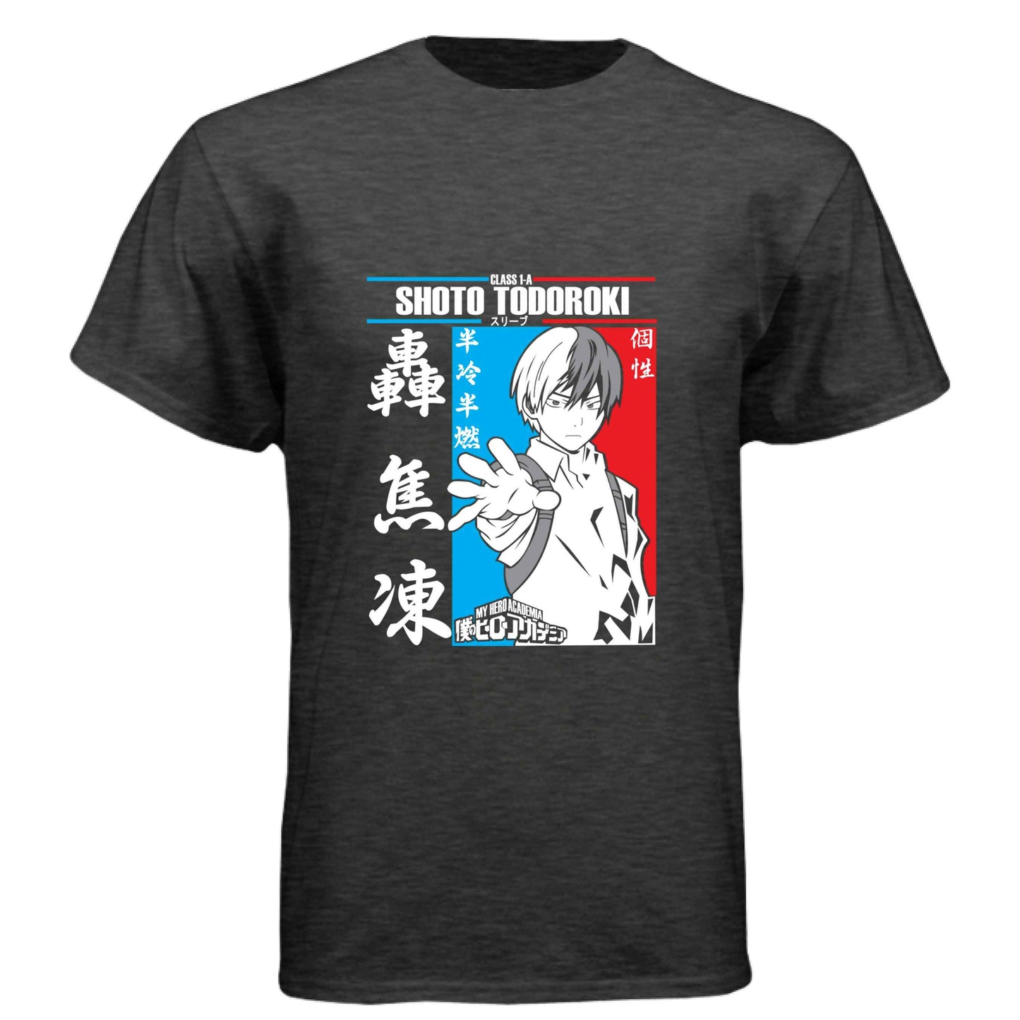 My Hero Academia Shoto Todoroki T-Shirt - Class 1-A Manga Panel Design | Premium Unisex Triblend Tee