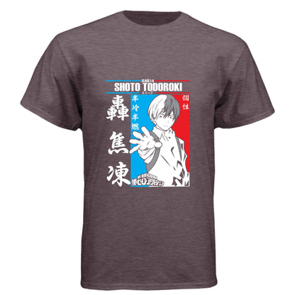 My Hero Academia Shoto Todoroki T-Shirt - Class 1-A Manga Panel Design | Premium Unisex Triblend Tee