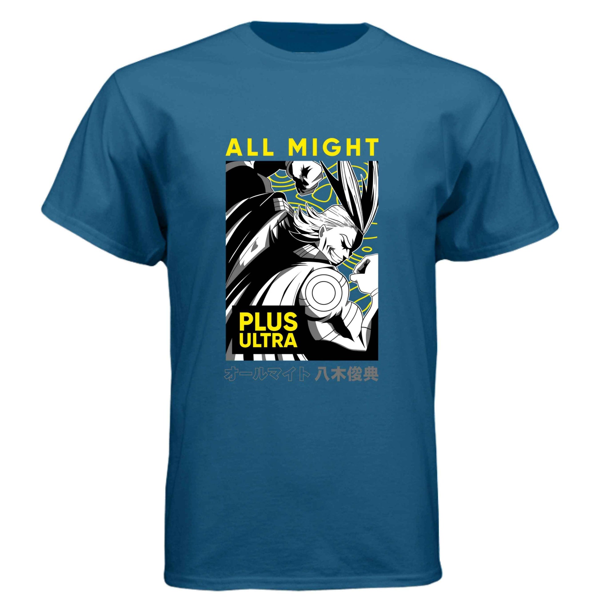 My Hero Academia All Might T-Shirt - Plus Ultra Manga Panel Design | Premium Unisex Triblend Tee