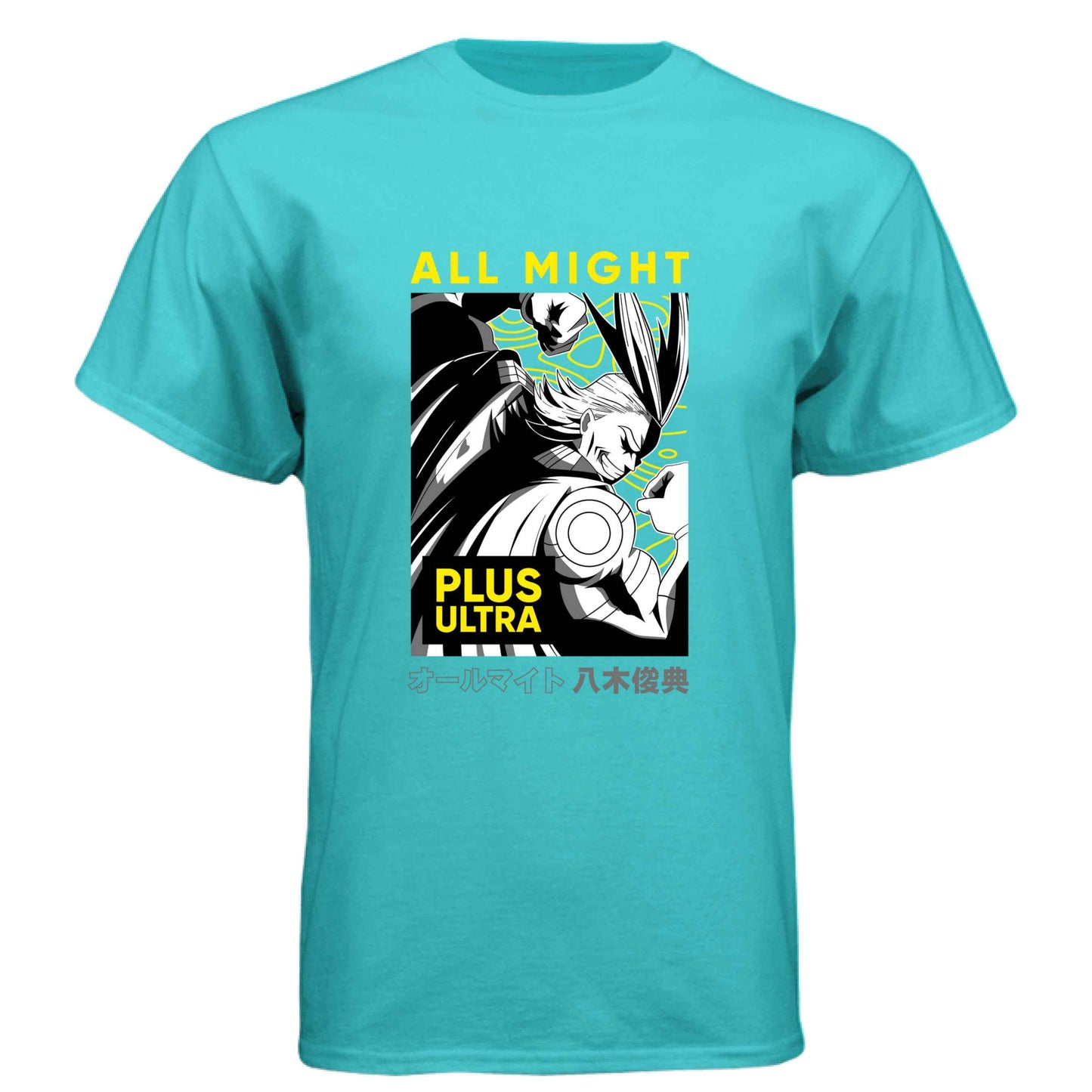 My Hero Academia All Might T-Shirt - Plus Ultra Manga Panel Design | Premium Unisex Triblend Tee