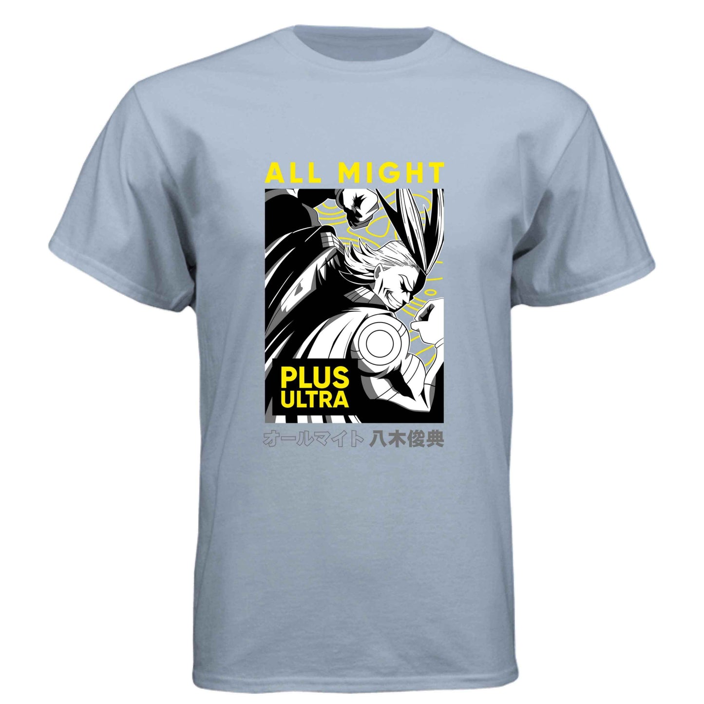 My Hero Academia All Might T-Shirt - Plus Ultra Manga Panel Design | Premium Unisex Triblend Tee