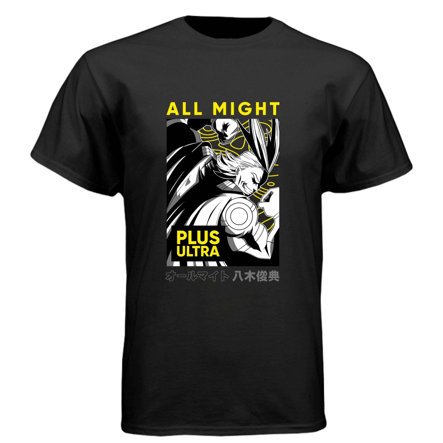 My Hero Academia All Might T-Shirt - Plus Ultra Manga Panel Design | Premium Unisex Triblend Tee
