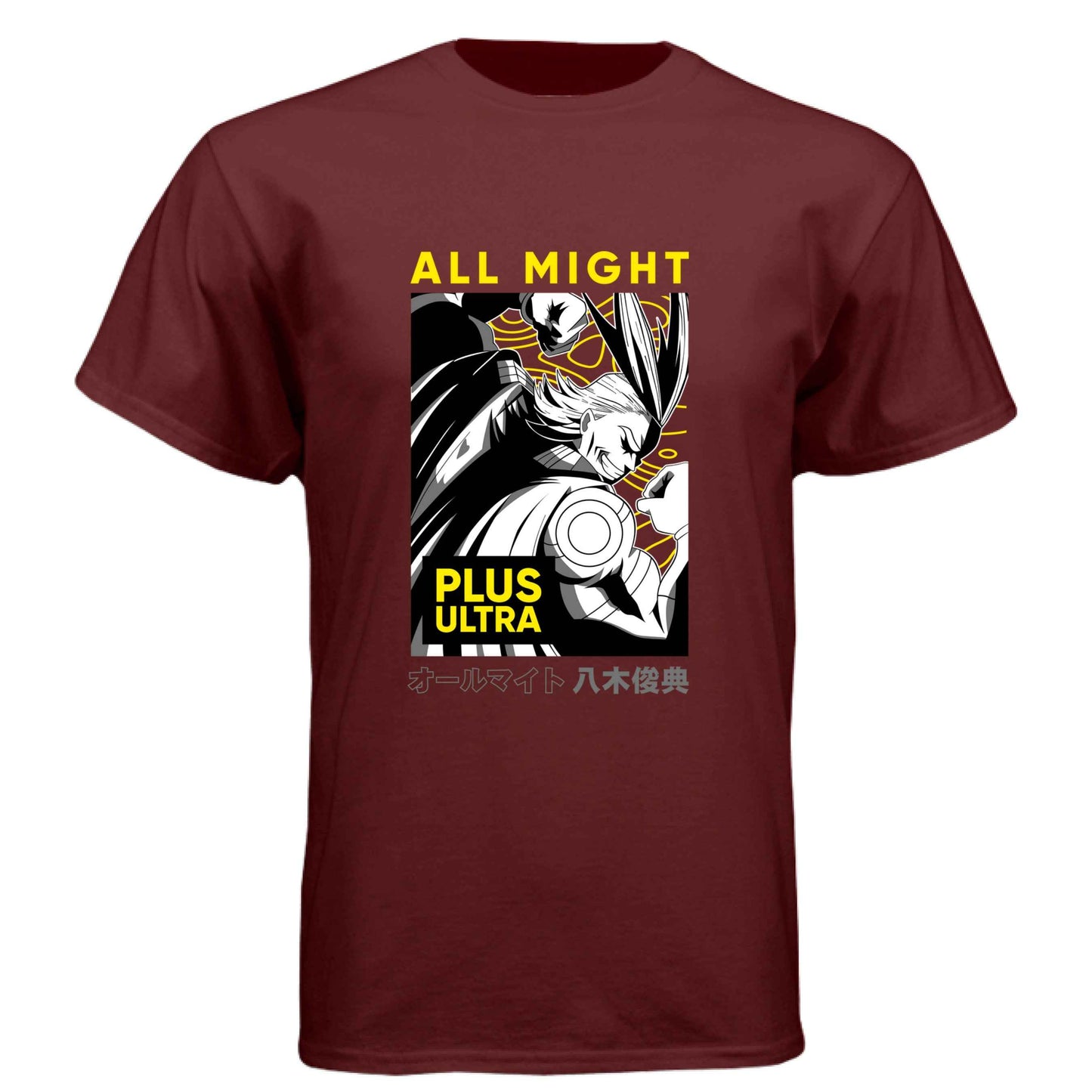 My Hero Academia All Might T-Shirt - Plus Ultra Manga Panel Design | Premium Unisex Triblend Tee