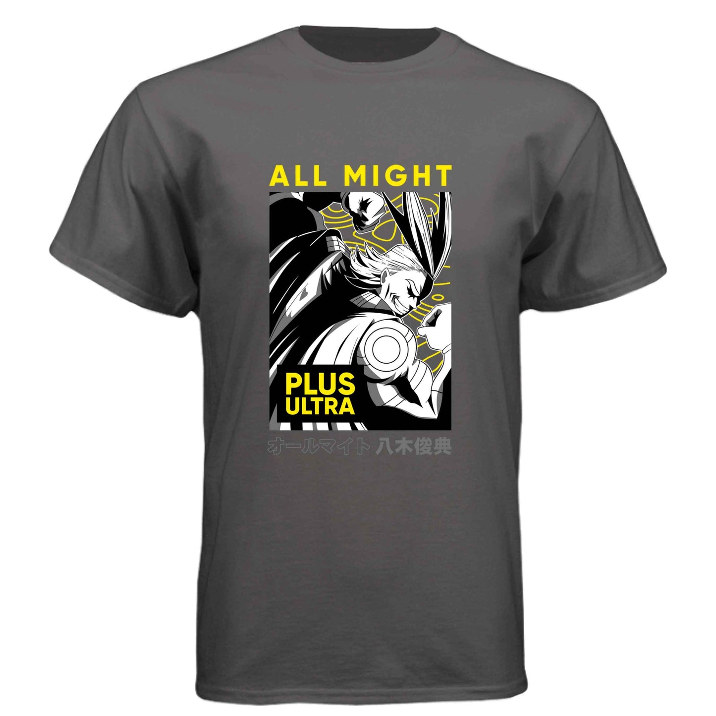 My Hero Academia All Might T-Shirt - Plus Ultra Manga Panel Design | Premium Unisex Triblend Tee
