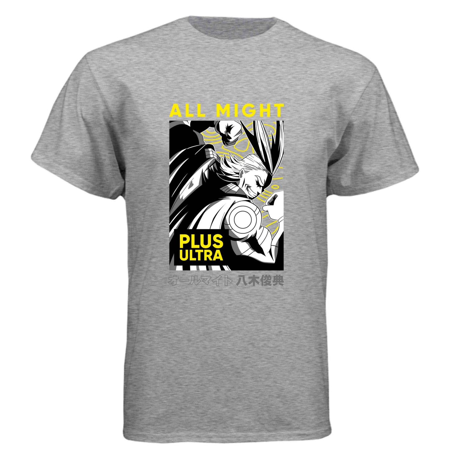My Hero Academia All Might T-Shirt - Plus Ultra Manga Panel Design | Premium Unisex Triblend Tee