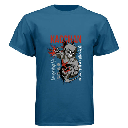 My Hero Academia Bakugo T-Shirt - Kacchan Explosive Rival Design | Premium Unisex Triblend Tee
