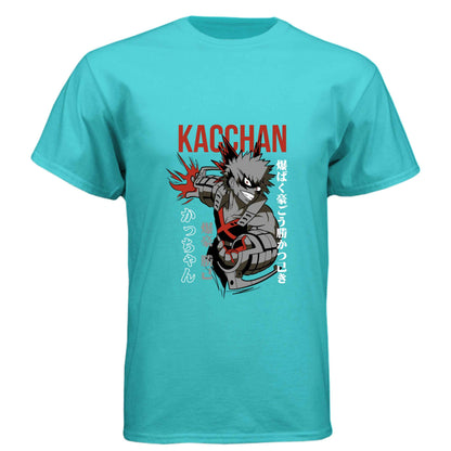 My Hero Academia Bakugo T-Shirt - Kacchan Explosive Rival Design | Premium Unisex Triblend Tee