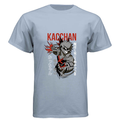 My Hero Academia Bakugo T-Shirt - Kacchan Explosive Rival Design | Premium Unisex Triblend Tee