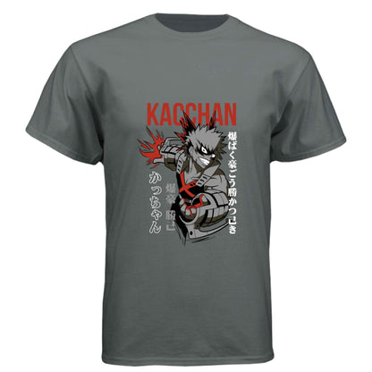 My Hero Academia Bakugo T-Shirt - Kacchan Explosive Rival Design | Premium Unisex Triblend Tee