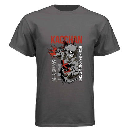 My Hero Academia Bakugo T-Shirt - Kacchan Explosive Rival Design | Premium Unisex Triblend Tee