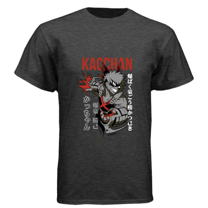 My Hero Academia Bakugo T-Shirt - Kacchan Explosive Rival Design | Premium Unisex Triblend Tee