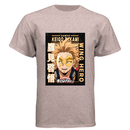 Hawks Keigo Takami T-Shirt | My Hero Academia Wing Hero Premium Triblend Tee