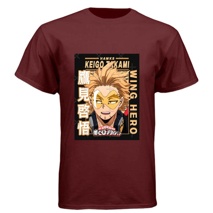 Hawks Keigo Takami T-Shirt | My Hero Academia Wing Hero Premium Triblend Tee