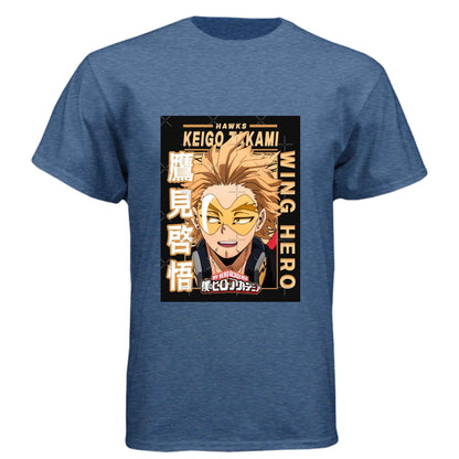 Hawks Keigo Takami T-Shirt | My Hero Academia Wing Hero Premium Triblend Tee