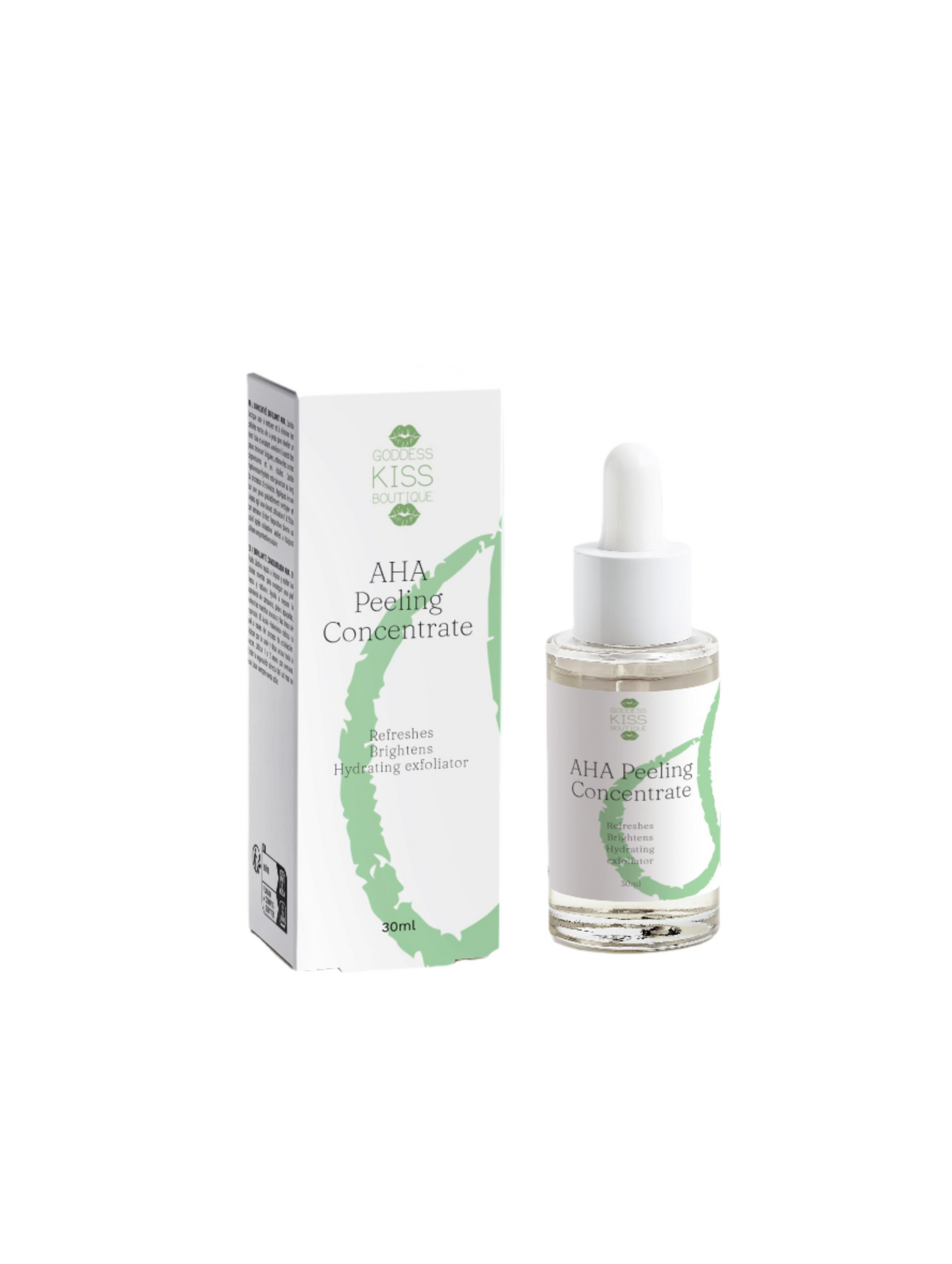 AHA Peeling Concentrate - AHA-Lactic 10% | Hyaluronic Acid 1% | Sage & White Tea | Radiance Boosting