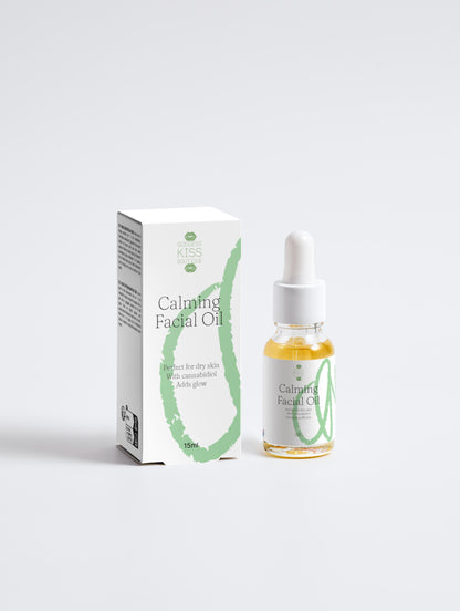 Calming Facial Oil with 1% Cannabidiol for Skin Calming Benefits