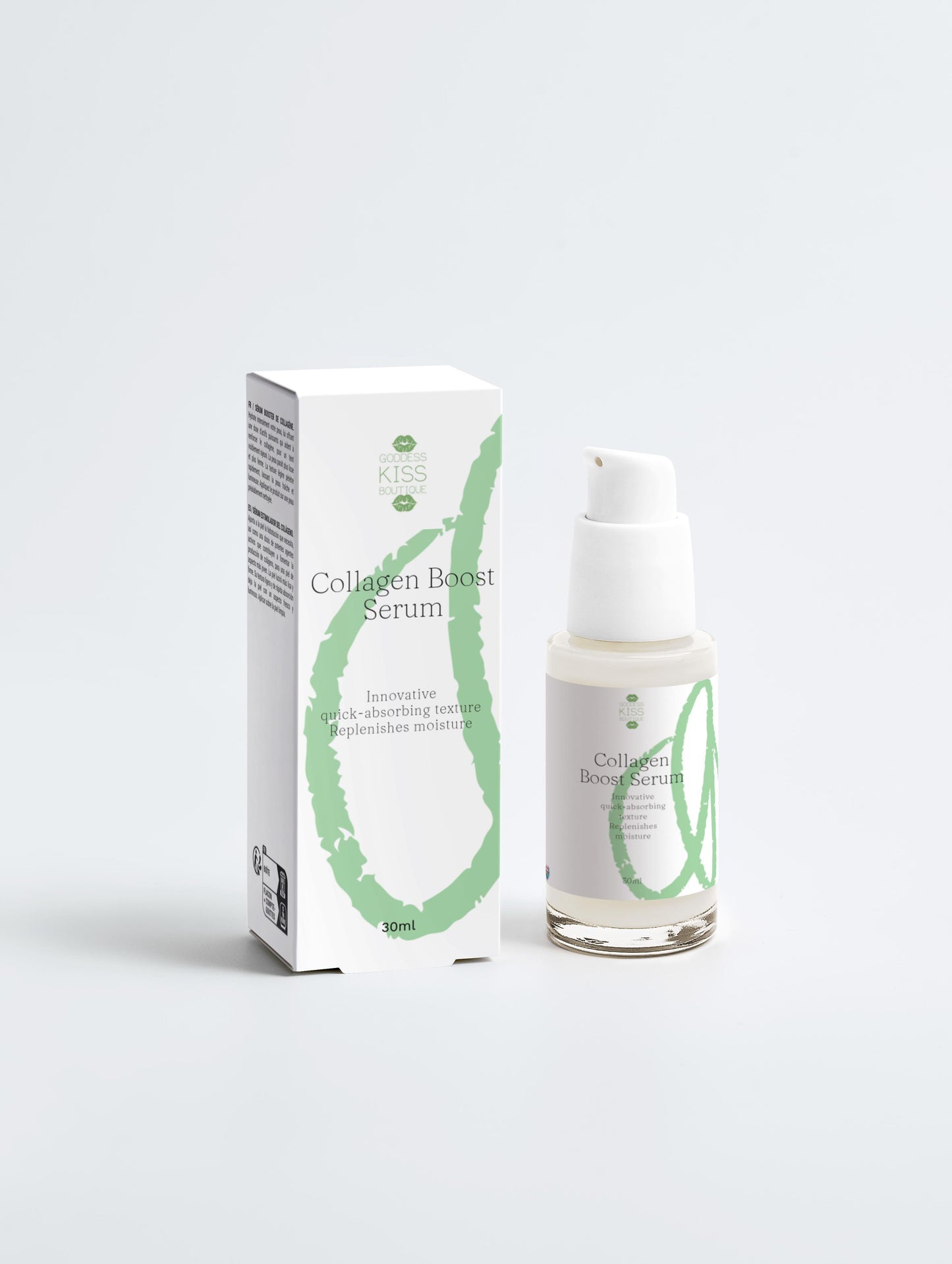 Collagen Boost Serum with Hyaluronic Acid for Plump, Dewy Skin